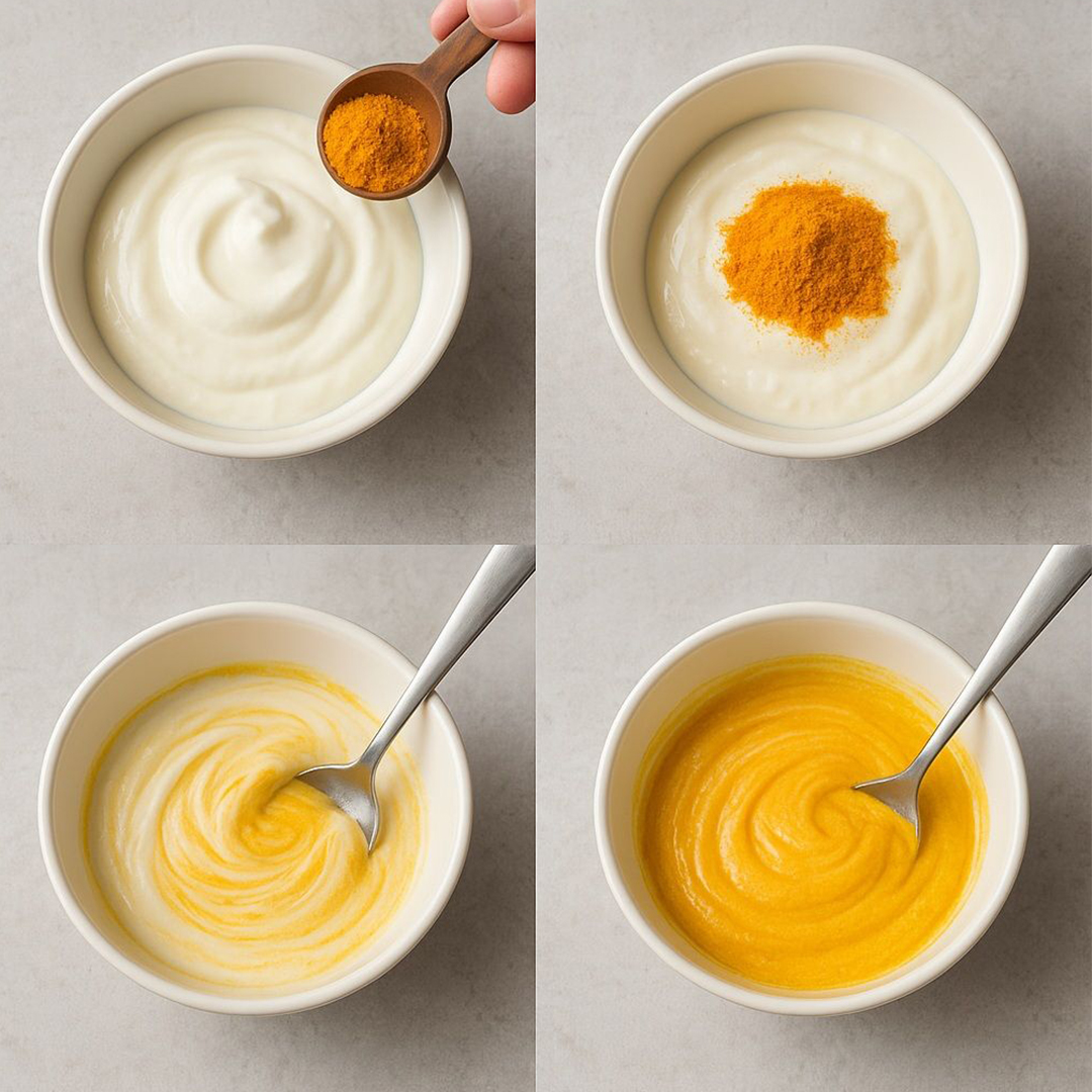 ماسك الكركم - Turmeric Powder Mask
