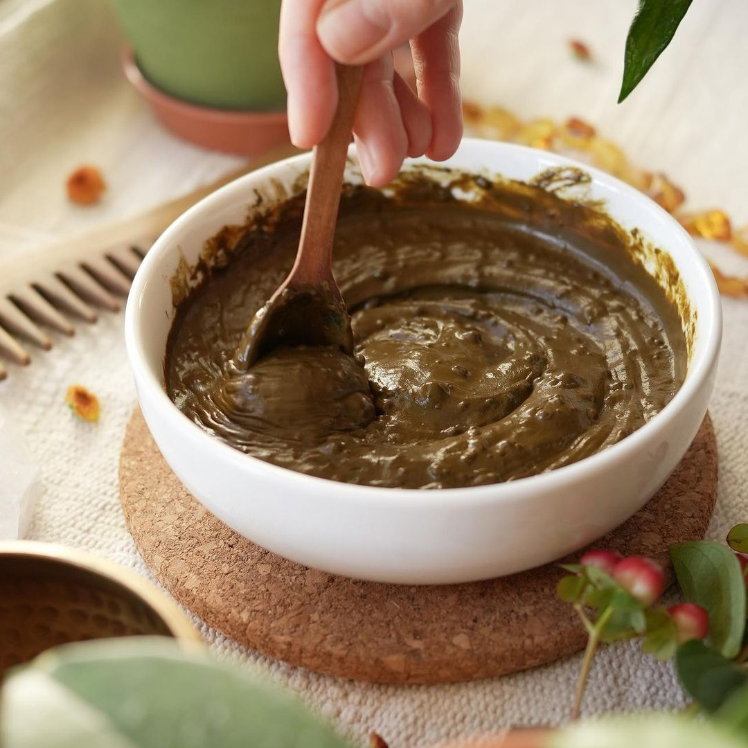 حناء الشعر بالاعشاب المغربية - Moroccan Herbal Hair Henna