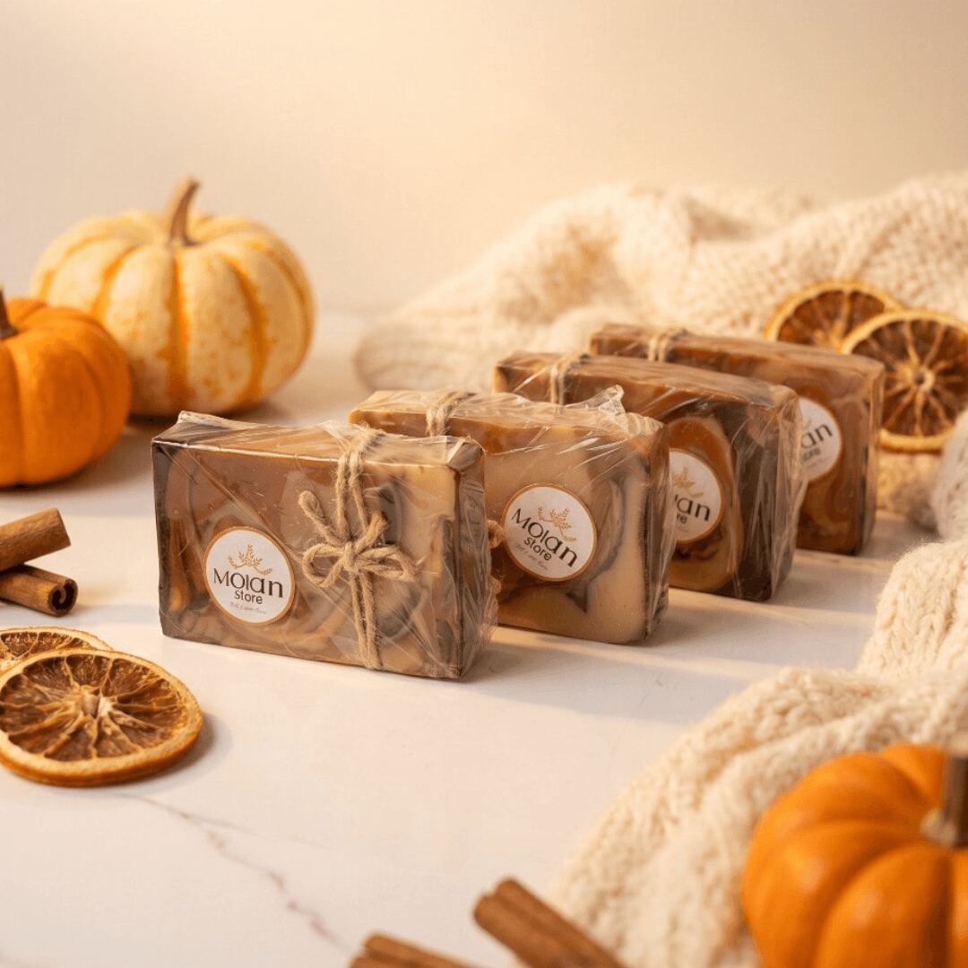صابونة اليقطين - القرع -Pumpkin Puree Soap
