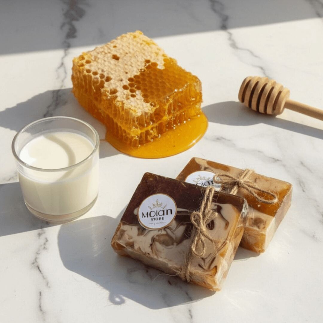 صابونة اللبن و العسل - Milk & Honey Soap